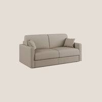 Divano Letto 3 Posti 206x92x96 cm in Tessuto Beige