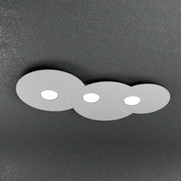 CLOUD PLAFONIERA 3 LUCI GRIGIO 1128-PL3 R-GR