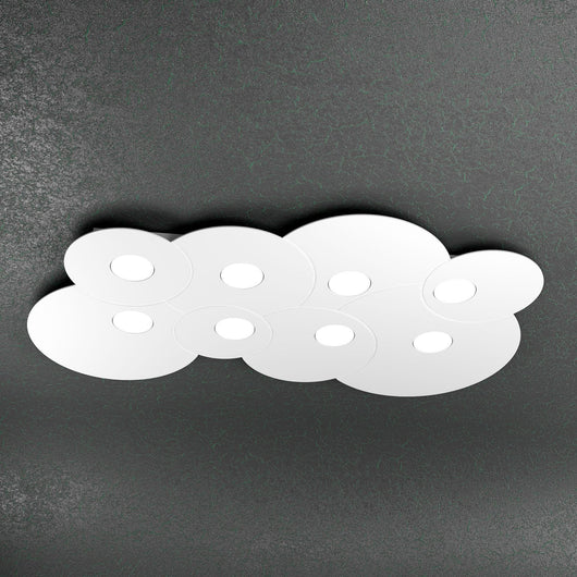 CLOUD PLAFONIERA 8 LUCI BIANCO 1128-PL8 R-BI