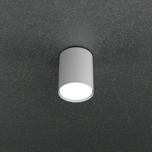 CLOUD PLAFONIERA TUBO H.10 1 LUCE GRIGIO 1128-PL10-GR