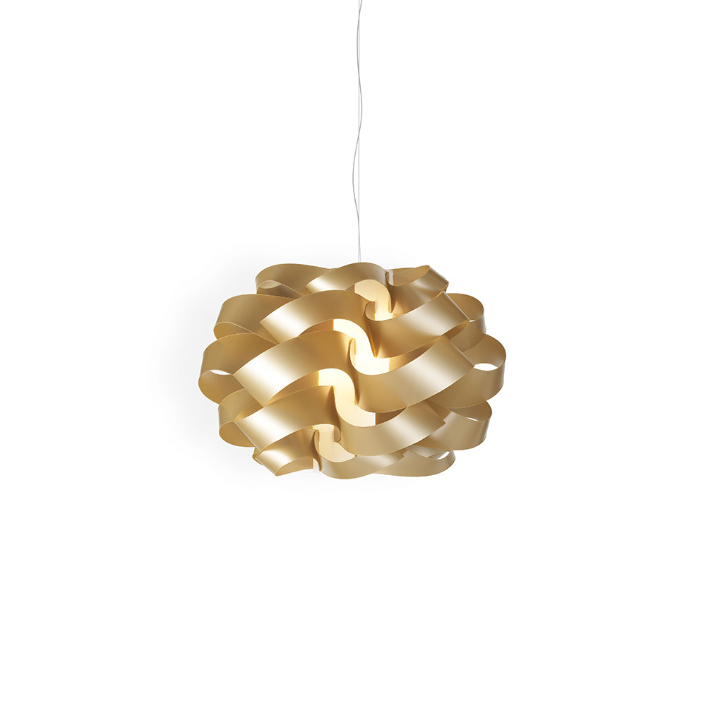 Sospensione Moderna 1 Luce Cloud D40 In Polilux Oro Made In Italy