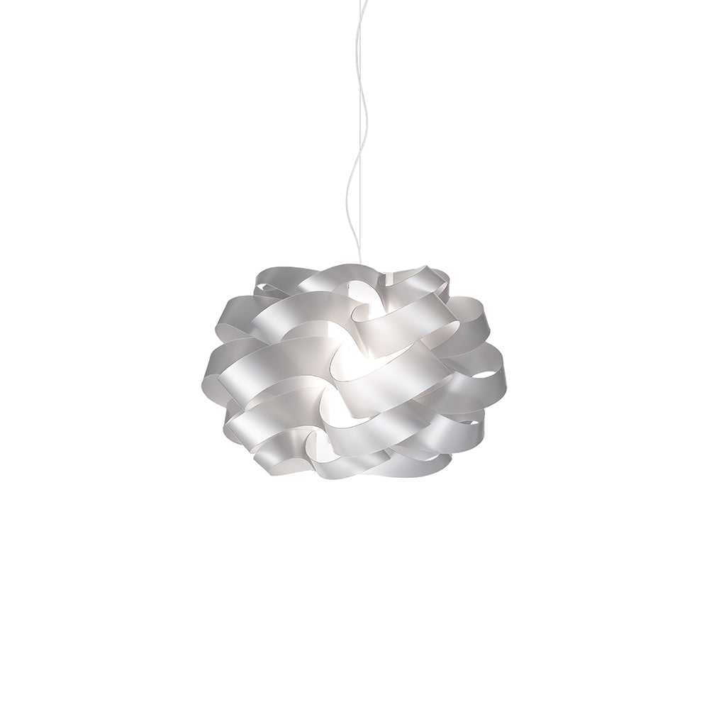 Sospensione Moderna 1 Luce Cloud D50 In Polilux Silver Made In Italy