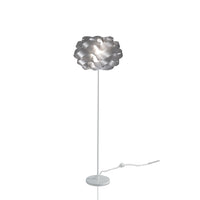 Lampada Da Terra Moderna 1 Luce Cloud In Polilux Silver Made In Italy