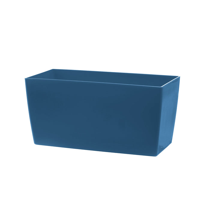 Teraplast Vaso In Plastica Lucido Coimbra - Dimensioni: 30 cm - Colore: Denim (Blu)
 - COIMBRA30DENI