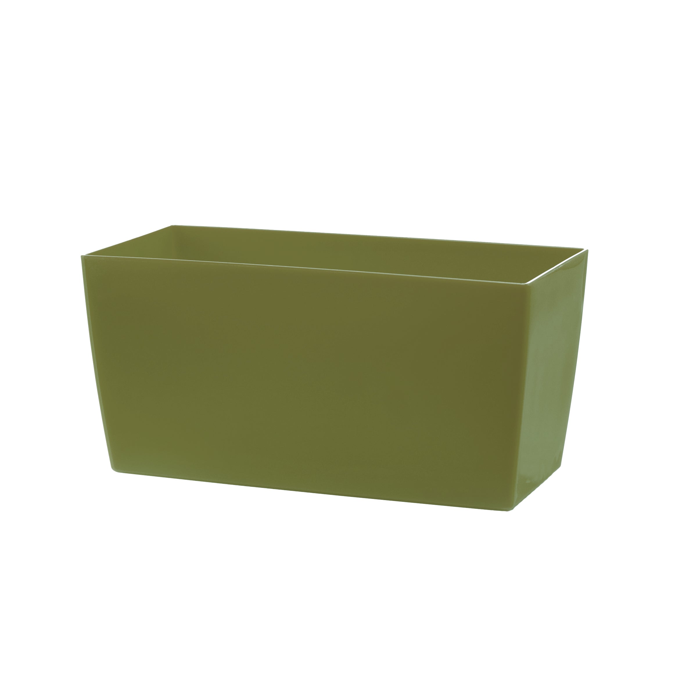 Teraplast Vaso In Plastica Lucido Coimbra - Dimensioni: 30 cm - Colore: Olive (Verde)
 - COIMBRA30OLIV