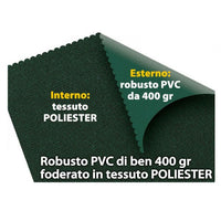 Copertura impermeabile per dondolo, in PVC - Copertura Impermeabile Per Dondolo, In Pvc Dimensione 260x125 X H165/185 Cm