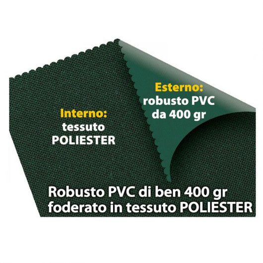 Copertura impermeabile per mobili e tavoli ovali, in PVC - Copertura Impermeabile Per Mobili E Tavoli Ovali, In Pvc Dimensione 150x100 X H80 Cm