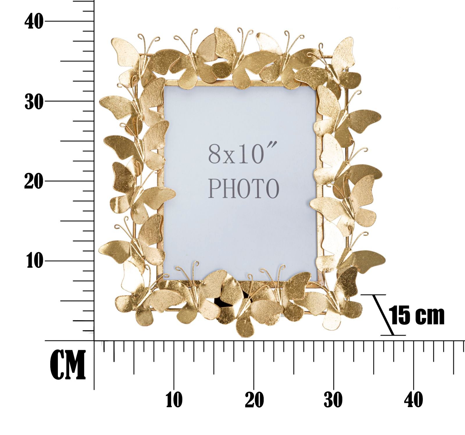 CORNICE BUTTERFLY GLAM CM 35X15X38 (MISURA INTERNA CM 20X25)