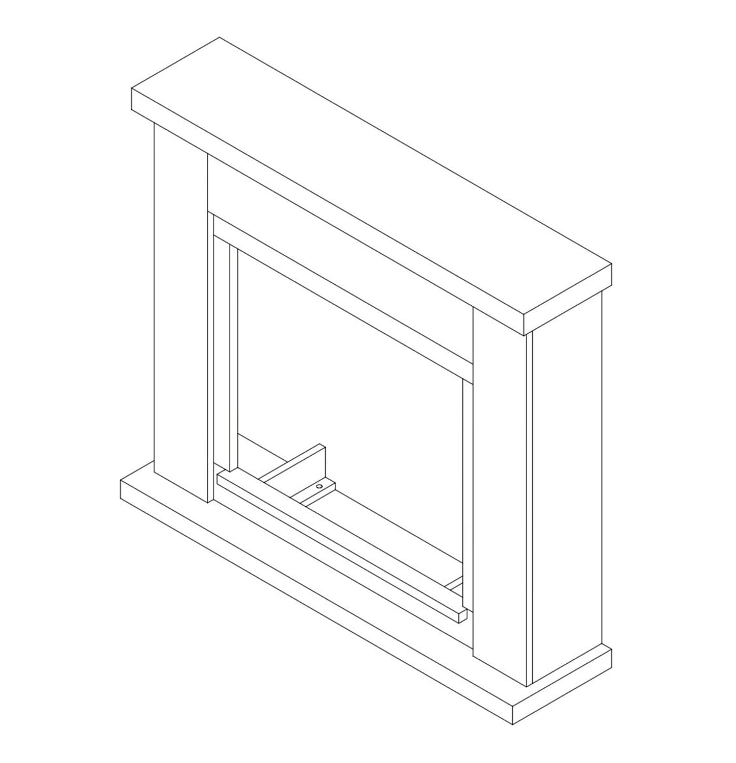 Fuego Cornice Caminetto Ugo Cenere Cornice Per Caminetto Struttura In Legno Mdf