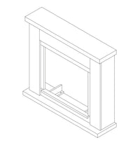 Fuego Cornice Caminetto Ugo Cenere Cornice Per Caminetto Struttura In Legno Mdf