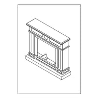 Mpc Cornice Camino Lipari Turchese Blu Turchese Cornice Caminetti Lipari Blu Turchese Per Bruciatore Elettrico Caminetto Vulcano o Bruciatore Esistente In Legno Mdf Ideale Per Tutti Gli Ambienti