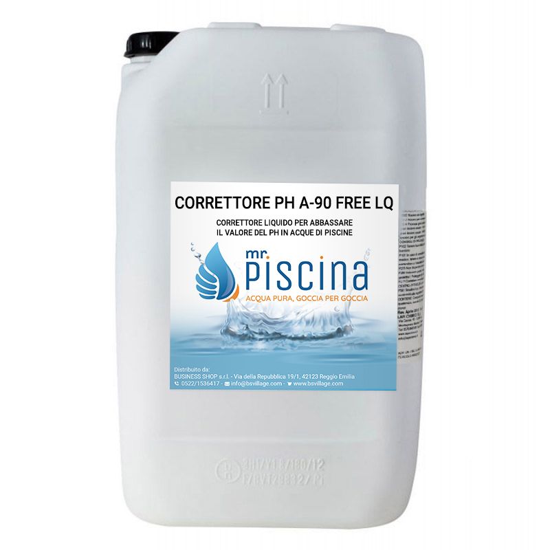 Correttore Ph A-90 Free Liquido Confezione Da 25 Kg