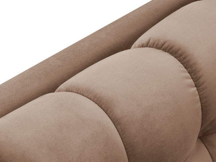 Cosmopolitan Design - Chaise longue destra "Bali" in velluto beige 