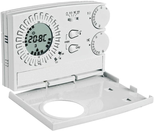 Cronotermostato Analogico Digitale Settimanale PERRY ELECTRIC da parete serie EASY 1CR CR209/S