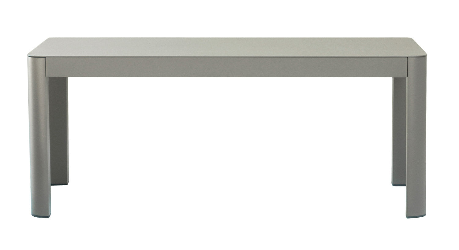 Tavolino da Giardino 100x55x40 cm Marsiglia in Ferro Tortora