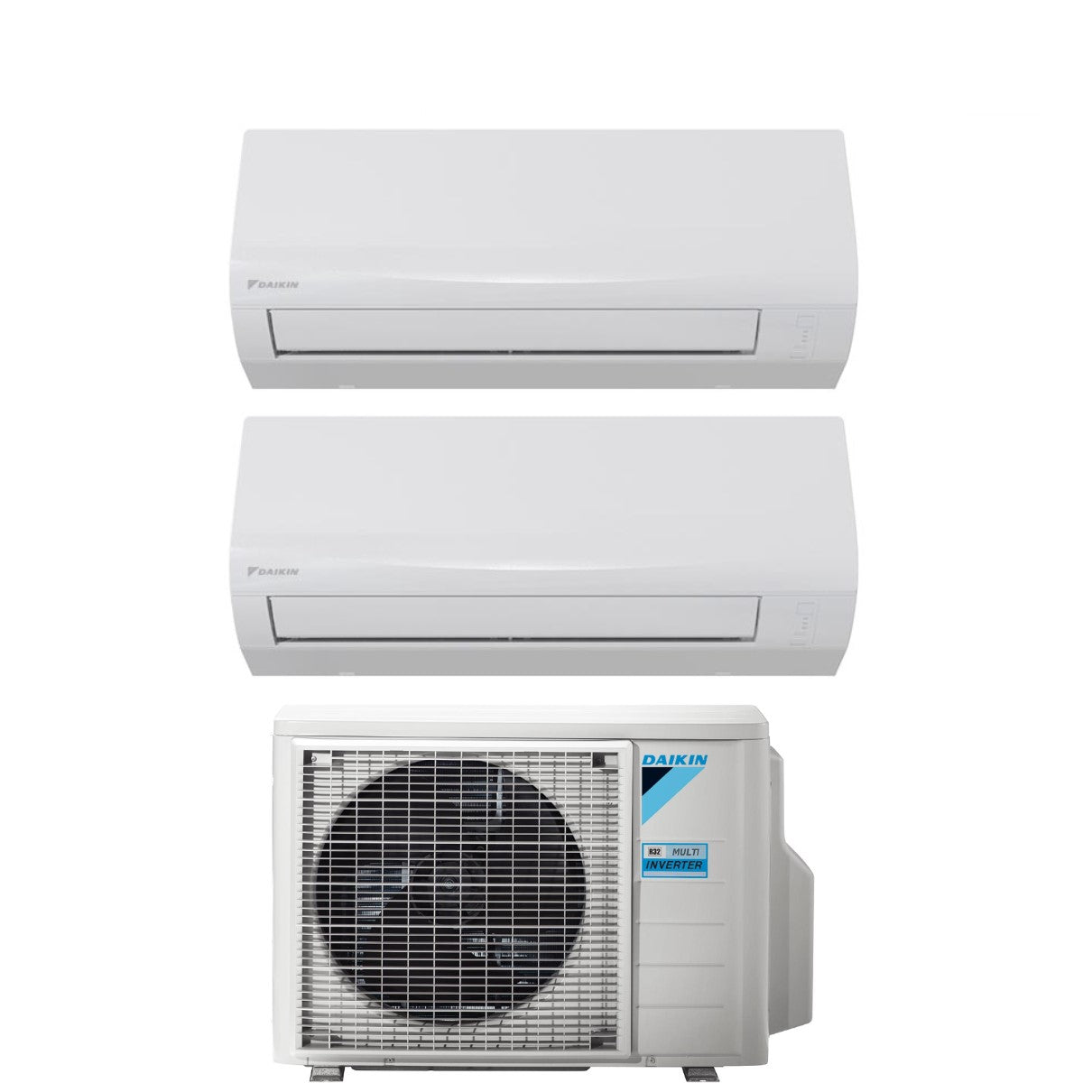 Climatizzatore Condizionatore Daikin Dual Split Inverter serie SENSIRA 12+12 con 2MXF50A R-32 Wi-Fi Optional 12000+12000