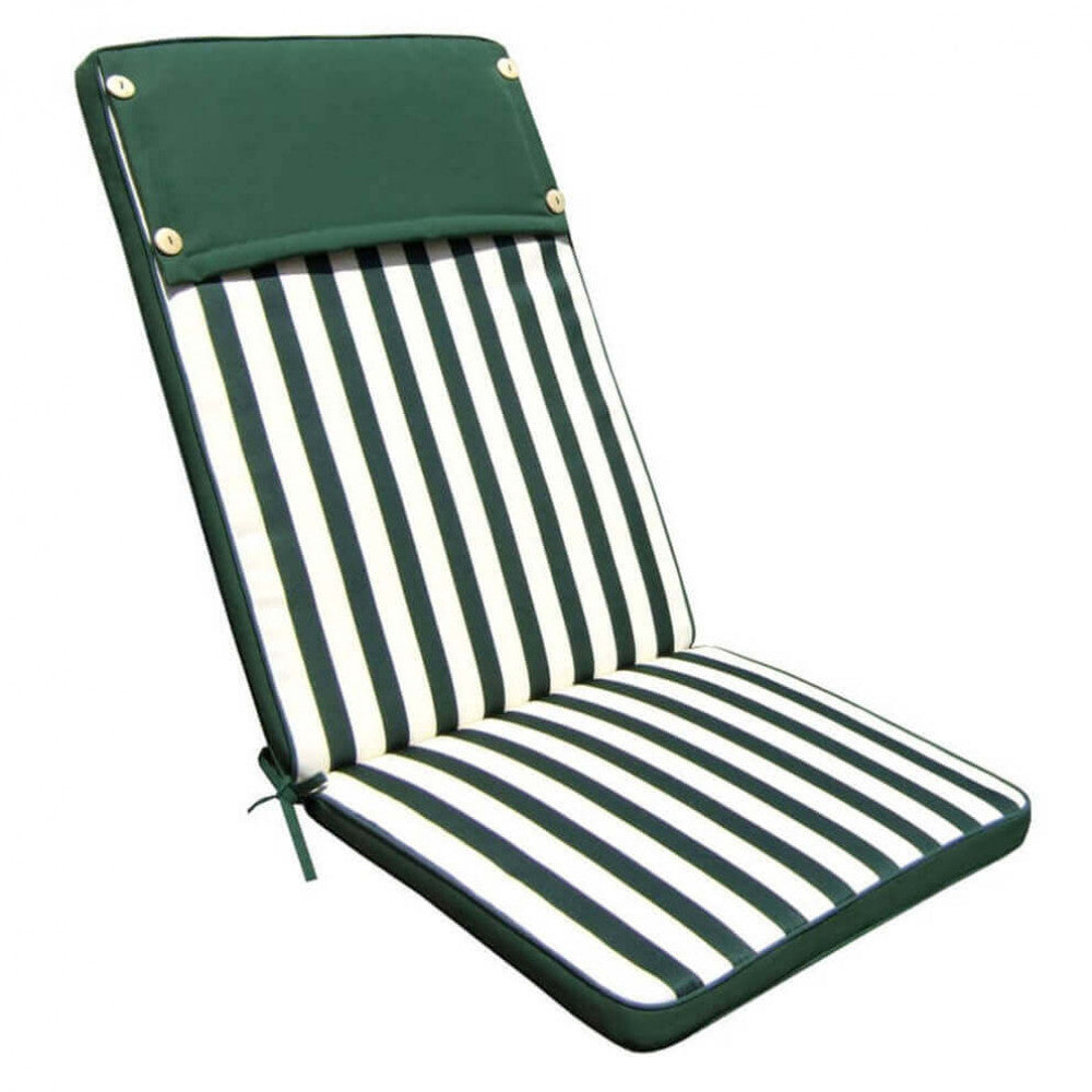 Cuscino Real Alto 113x49x4 cm in Poliestere Verde