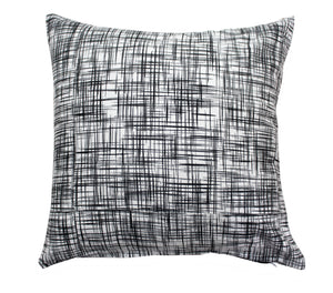 TESS-HOME COLLECTION N.4 cuscini arredo 40x40 con federa Tie and dye grey