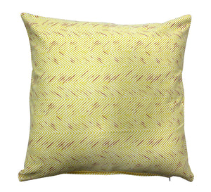 TESS-HOME COLLECTION N.4 cuscini arredo 40x40 con federa Twill prin yello