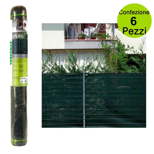 Rete frangivista 95% verde scuro h 2 x 30 metri gazebi pergolati giardini e terrazzi verdemax