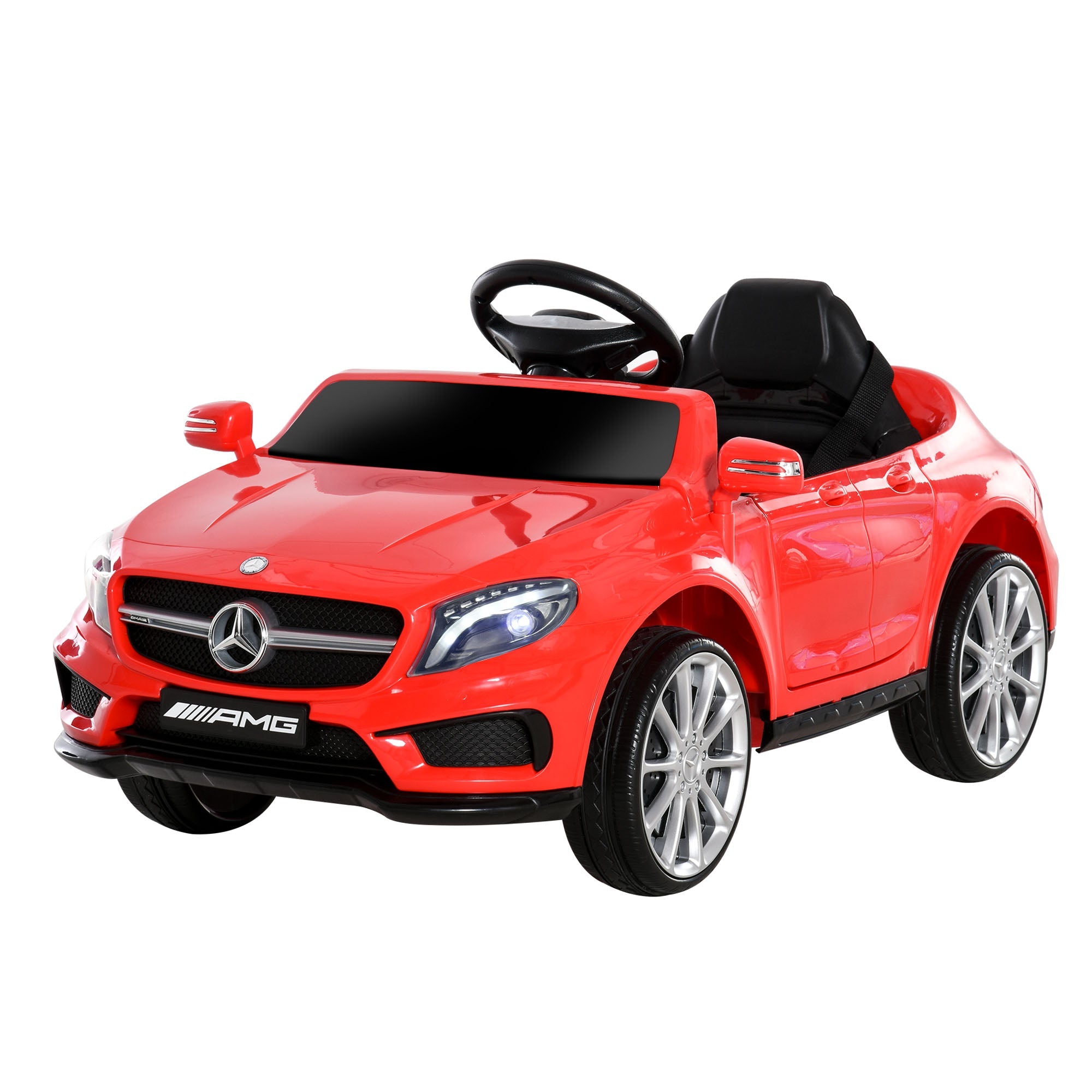 Macchina Elettrica per Bambini 6V con Licenza Mercedes GLA AMG Rossa