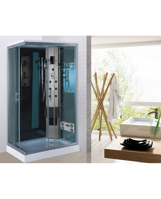 Cabina idromassaggio full optional, 70x90cm reversibile Sicorage Reglate