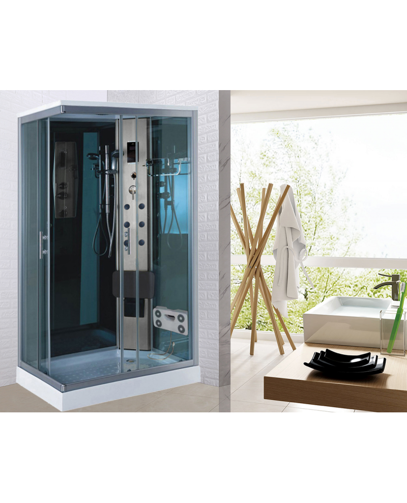 Cabina idromassaggio full optional, 70x90cm reversibile Sicorage Reglate