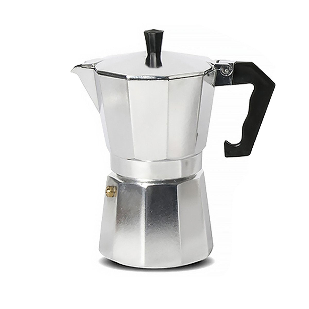 Caffettiera Moka in Alluminio 6 Tazze Alta 18cm