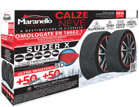 Calze Da Neve per Auto Elettriche SUV 4X4 Camper Caravan Veicoli Commerciali Omologate EN 16662-1 Misura XXL