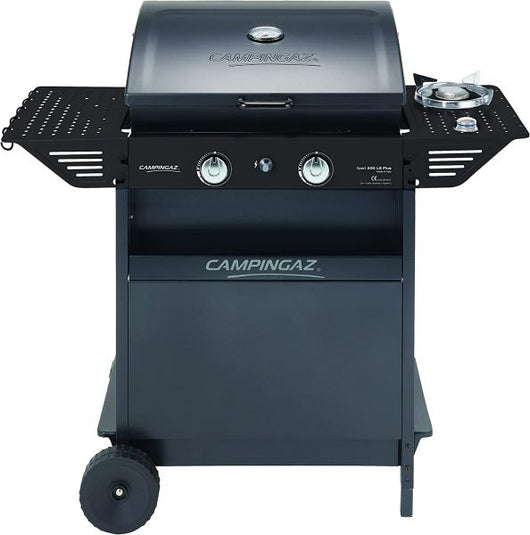 Campingaz barbecue xpert 200 ls plus rocky 2 bruciatori con fornello e ripiano laterale