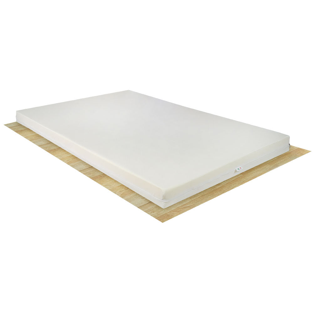 Kit materasso H11 in waterfoam Canada, rete ortopedica e cuscino in fiocco in regalo piazza e mezza 120x190- Comprarredo