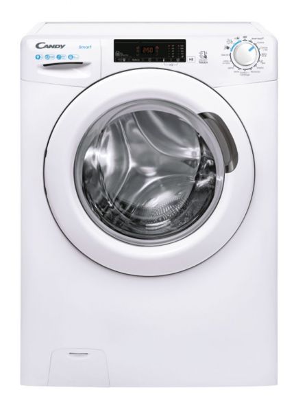 Candy css129te-11 lavatrice a carica frontale smart libera installazione, 9 kg, 1200 rpm, classe d, bianco, 16 programmi