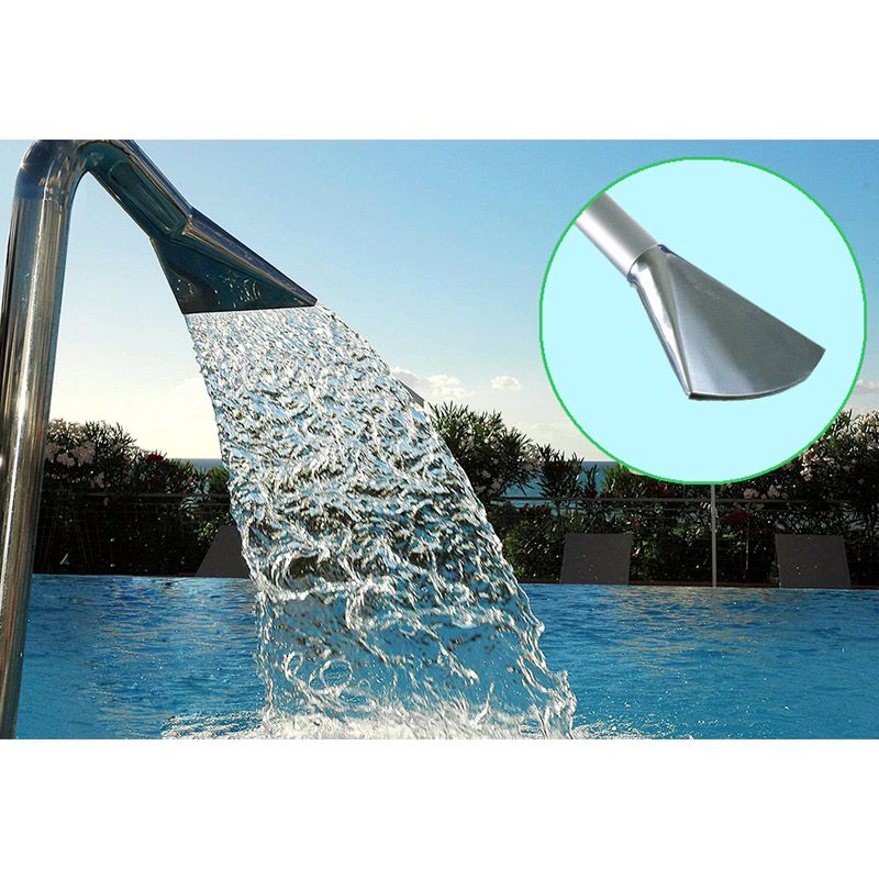 Cannone Piscina Ithaka Inox 316 Lucido Con Bocchetta Piatta