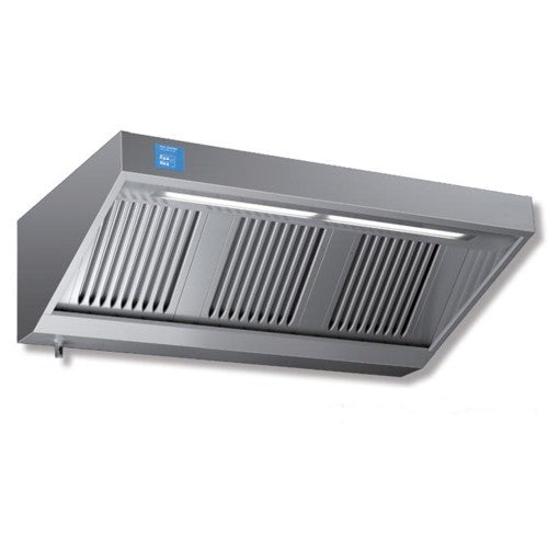 Cappa 120x70x45 acciaio inox Snack motore luci variatore regolatore cucina ristorante RS7238