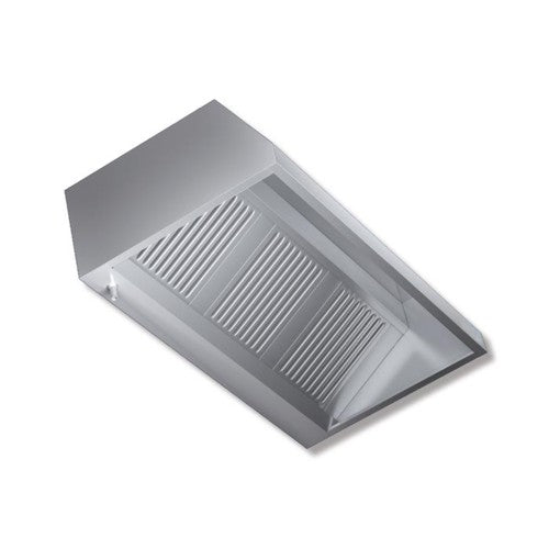 Cappa 120x90x45 acciaio inox Parete neutra cucina ristorante RS7268