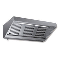 Cappa 180x110x45 acciaio inox Snack motore luci cucina ristorante RS7437