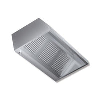 Cappa 200x90x45 acciaio inox Parete motore cucina ristorante RS7302