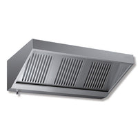 Cappa 240x70x45 acciaio inox Snack neutra cucina ristorante RS7182