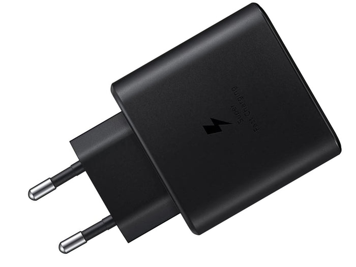 Caricatore USB C 25W Nero Caricabatterie PD Ricarica Ultra Rapida 5V 3A 9V 2,77A