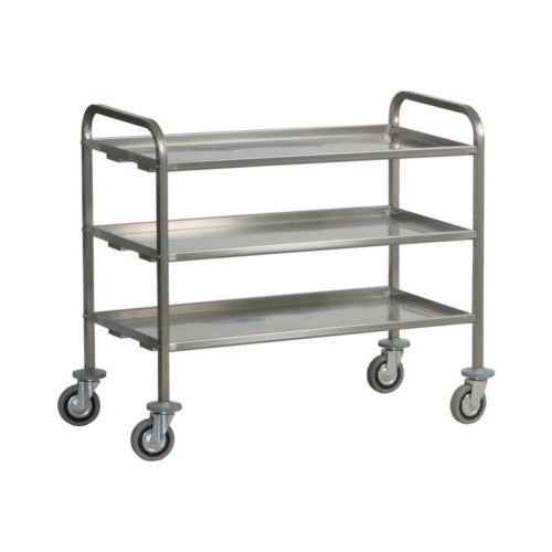 Carrello di servizio 3 piani inox 200 kg cm 92x67x98 RS9471