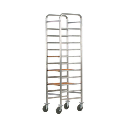 Carrello porta vassoi rinforzato self service 10 vassoi GN 1/1 RS0461