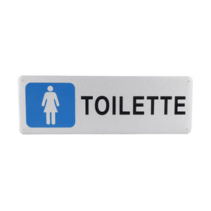 Cartello Segnaletico Toilette Donna 5*18CM