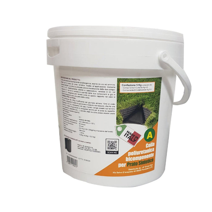 COLLA EXPRESS BICOMPONENTE PER PRATO SINTETICO FISSAGGIO GIARDINO 5 Kg 4F