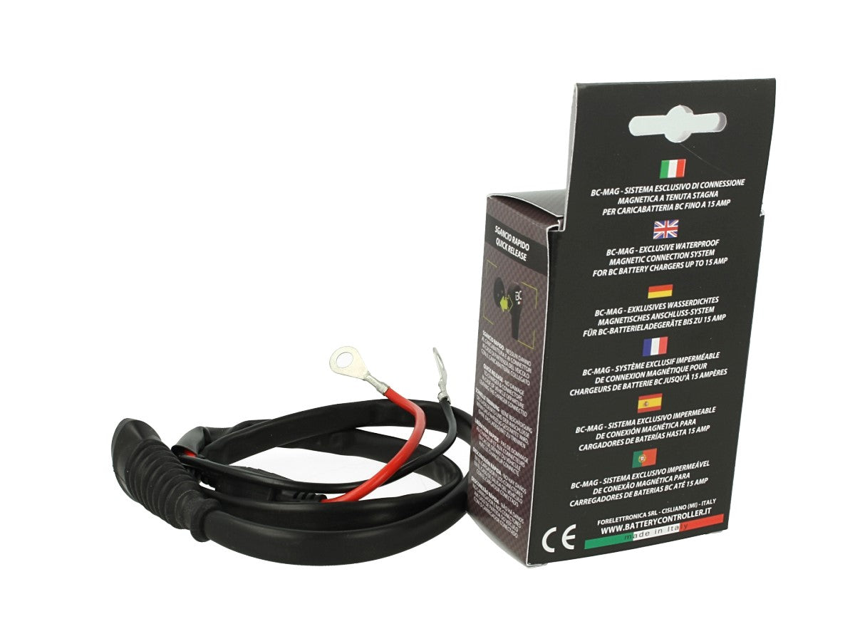 Cavo Batteria Mag-Cable Per BC MAG-F Con Filo Lunga 80cm 12V Massimo 15A Fusibile Incluso