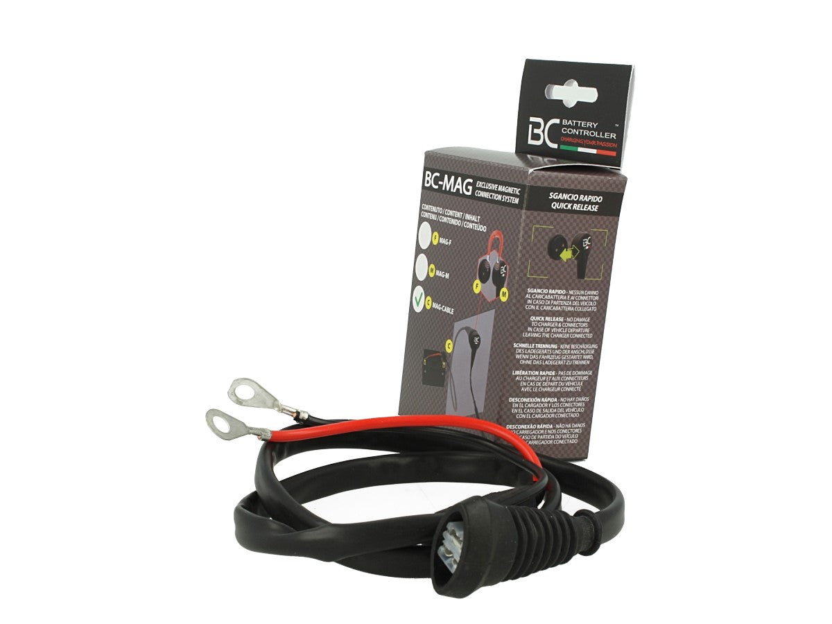 Cavo Batteria Mag-Cable Per BC MAG-F Con Filo Lunga 80cm 12V Massimo 15A Fusibile Incluso