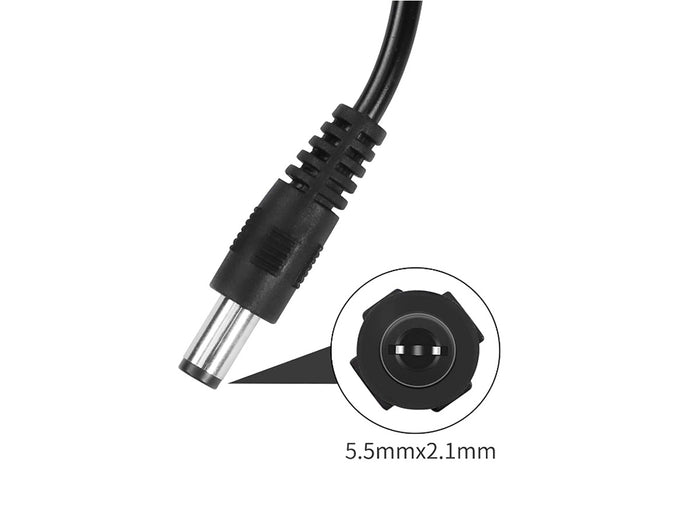 Cavo Convertitore Di Tensione Da USB 5V a Jack DC 5,5X2,1mm 12V Lunga 1M