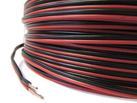 Cavo Piattina Rosso Nero 2X0,75mmq Per Filo Elettrico Altoparlanti Stereo Audio Casse 1 Metro