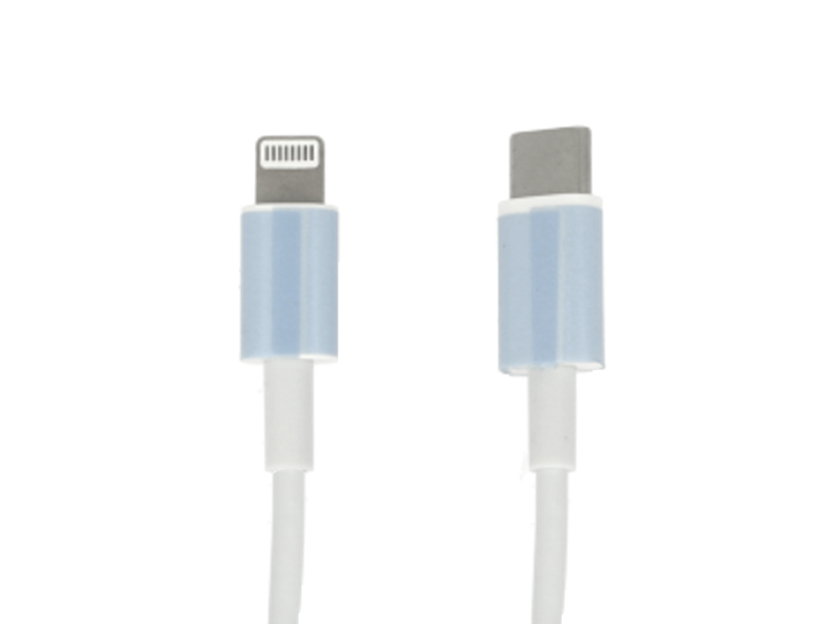 Cavo USB C Lightning Ricarica Veloce 3,5A Bianco 1 Metro