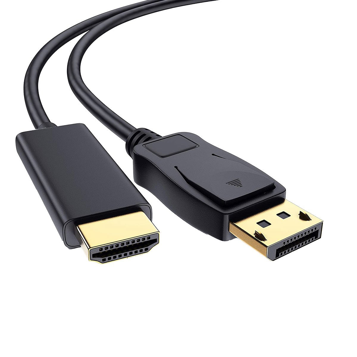 Cavo da DisplayPort a HDMI Monodirezionale Placcato in Oro Full HD1080p 60Hz per Monitor Proiettori 3 metri Adattatore Displayport HDMI