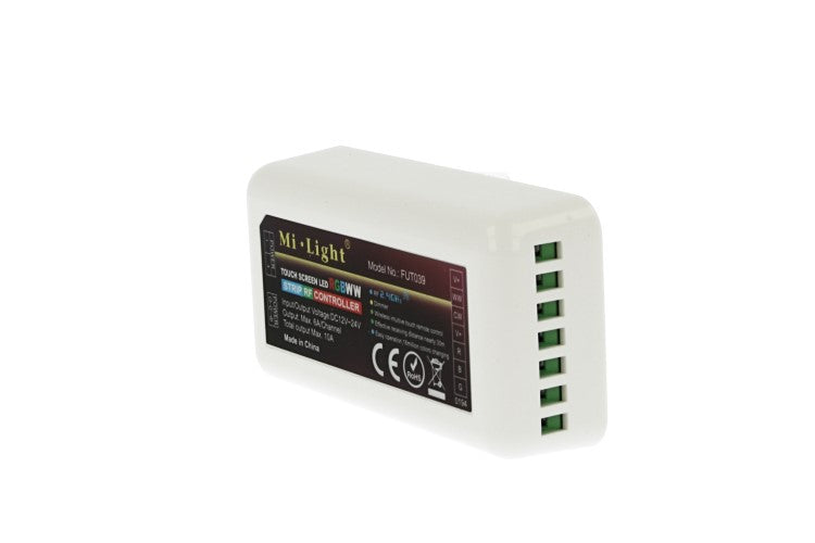 Centralina Controller MiLight FUT039 RGB + CCT 5 Canali Per Strip Led RGB+W+WW 12V 24V 5x6A Ricevitore Wireless 2,4G